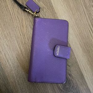 Coach Purple Wallet